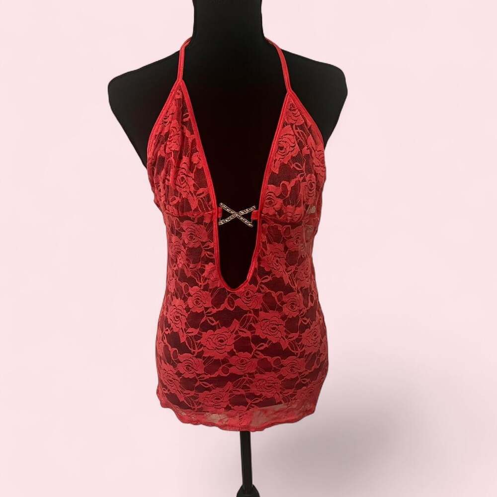 Baci Lingerie Women's Red Vest
